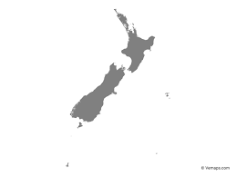 Click world map to view. Grey Map Of New Zealand Free Vector Maps