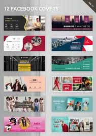 When designing your facebook cover photo, you need to be careful because the cover image is displayed differently on mobile and desktop. 12 Facebook Covers Facebook Cover Design Facebook Cover Photoshop Template Design