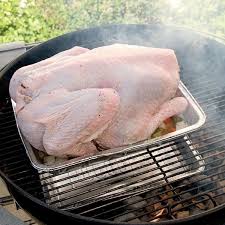 From Prep To Charcoal To Wood Chips See How To Smoke A Whole Turkey On A Charcoal Grill In This Visual Step By Charcoal Grill Recipes Whole Turkey Bbq Turkey