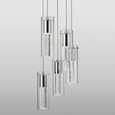 5 Light Cluster Cylinder Pendant Multi Light Pendant Pendant Lighting Pendant Light