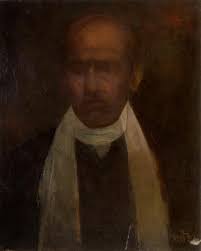 Jamini Roy Oil On Canvas Painting (Portrait