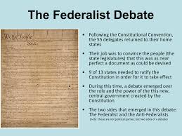 The Federalist Debate