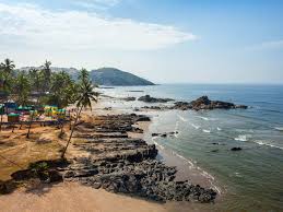 Baga beach is famous beach of south goa always full of tourists. Baga Beach Goa Tourist Spots In India Wear Deserted Look During Janata Curfew The Economic Times
