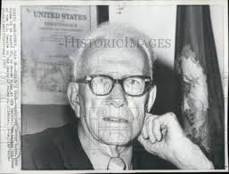 1972 Press Photo Republican George Aiken dean of US Senate upon death of  Allen