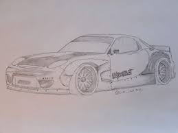 World's largest nissan 370z enthusiast forums. My Sketch Of A Rx 7 If Anyone Wants A Sketch Of Their Car Dm Me On Instagram Car Culture Or Comment On This Post If You Don T Have Instagram Jdm