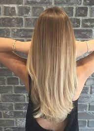 Lovely Brown To Blonde Hair Color On Long Straight Hair Balayage Straight Hair Balayage Hair Hair Color Balayage