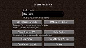 If you have more than one server, select the server with the world you would like to change. Create New World Minecraft Wiki