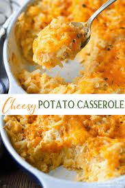 Aunt Bee S Cheesy Potato Casserole 3 Ingredients Recipe Potato Casserole Cheesy Potatoes Side Dish Recipes Easy
