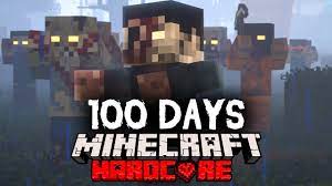 I Spent 100 Days in a Zombie Apocalypse in Minecraft... Here's What  Happened - YouTube