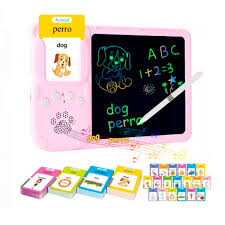Pizarra Magica C/Targetas Didacticas Netmak (NM-PM201-P) ROSA