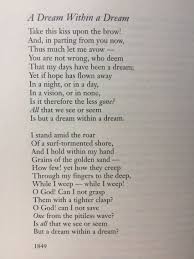 A Dream Within A Dream By Edgar Allan Poe I Stand Amid The The Roar Of A Surf Tormented Shore And I Hold Within My Hand Gra Wise Quotes Quotes Stand By
