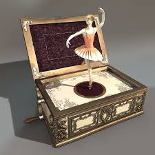 Antique Music Box By Jcihelka Music Box Ballerina Antique Music Box Music Box Vintage