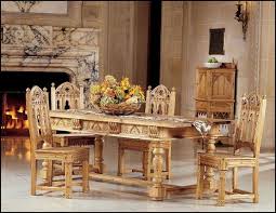 Reminder To Look For Chunky Furniture Decorating Theme Bedrooms Maries Manor Medieval Knights Dragon Pine Dining Table Medieval Home Decor Dining Table