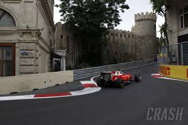 Hamilton was starting his first qualifying lap as leclerc was finishing his, and that gave the ferrari driver a big tow down the pit straight. Baku Formula 1 Circuit