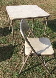 She S Crafty Folding Table And Chairs Makeover Chair Makeover Card Table And Chairs Folding Table