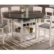Claremont Conner 5 Piece Dining Set In Espresso And White Nebraska Furniture Mart Counter Height Dining Table Dining Table Side Chairs Dining