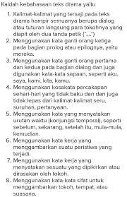 Naskah drama biasanya mengandung beberapa unsur pokok, seperti pelaku (tokoh), dialog (percakapan), dan keterangan (latar, kostum, aksesoris. 1 Tuliskan Yang Dimaksud Dengan Drama 2 Tuliskan 5 Unsur Drama 3 Tuliskan Dan Jelaskan Struktur Brainly Co Id
