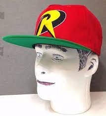 New Batman Robin Snapback Hat Red Green Yellow Letter R Logo Dc Comic Men Women Dccomics Baseballcap Funny Hats Cool Hats Hats