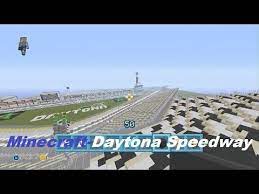 Tracks and carts are a huge element of the game minecraft. Minecraft Speedway Daytona International Speedway Full Track Youtube