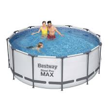 Bestway 56420 Above Ground Swimming Pool Round Steel Pro Max 366x122cm