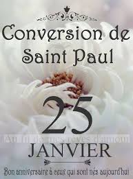 25 JANVIER : SAINT PAUL