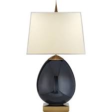 Ciro Large Table Lamp 840 Via Polyvore Featuring Home Lighting Table Lamps Blue Lights Brown Table Lamps Table Lamp Small Table Lamp Large Table Lamps
