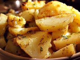 Emily Deschanel Greek Style Lemon Roasted Potatoes Recipe Lemon Roasted Potatoes Greek Lemon Potatoes Cooking Recipes