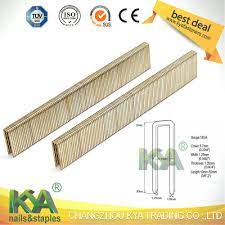 However, depending on local roofing and fire codes, it may be appropriate to secure synthetic underlayments with staples. China 18 Gauge 1 4 Inch Crown Staples For Underlayment China Crown Staples Staple