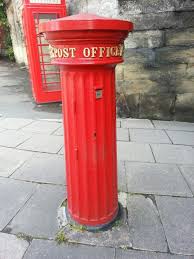 Old Post Box In Warwick Never Seen One Like This Before With Images Red Telephone Box Antique Mailbox Post Box