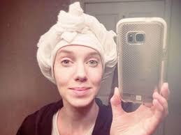 Draw the excess fabric together at the back of your head and twist to keep it in place. How To Dry Your Hair Without Heat Damage Plop It Yes Really The Independent The Independent