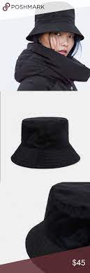 Zara Black Bucket Hat Zara Black Black Bucket Hat Zara