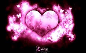 Love Pink Heart HD Desktop Wallpaper: Widescreen: High Definition:  Fullscreen