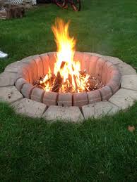 Easy Fire Pit With Bricks Rustic Fire Pit Ponds Fire Pit Propane Squares Large Fire Pit Outdoor Areas Fire Pit Outside Fire Pits Rustic Fire Pits Easy Fire Pit