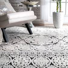 Black And White Farmhouse Area Rug Beckville Black White Area Rug White Area Rug Living Room Living Room Area Rugs Farmhouse Dining Room Rug