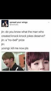 Hahahahahahahhaha This Is Actually Funny I Know For A Fact I Would Laugh All Of Jin S Dad Jokes Bts Memes Bts Memes Hilarious Dad Jokes