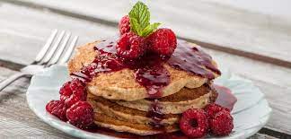 Instructions in a large bowl, whisk together flour, baking powder, baking soda, salt and sugar. How To Make Your Pancakes Healthier Bob S Red Mill Blog