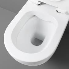 Cuvette wc avec bride à suspendre 35x53 cm en céramique italienne. Cuvette Wc Suspendue Sans Bride File 2 0 Ceramique Noire Artceram