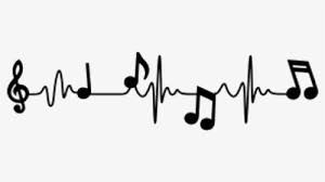 Heart with heartbeat line, hd png download. Music Freetoedit Music Note Heartbeat Svg Hd Png Download Kindpng