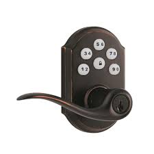 Correspondingly, how do i change the code on my kwikset lock? Kwikset Z Wave Smartcode Venetian Bronze Electronic Tustin Door Lever Featuring Smartkey Security 912tnlzw50011pr The Home Depot