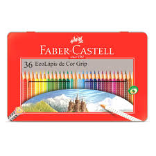 Caixa De Lápis De Cor 36 Cores Preço Lapis De Cor Faber Castell Ecolapis Grip Lata 36 Cores Staples Lapis De Cor Materiais Escolares Bonitos Cores