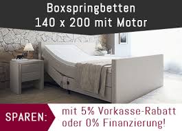 Betten in 140x200 cm in großer auswahl schnelle lieferung hochwertige hölzer und qualität bezahlen auf rechnung oder in raten. Boxspringbett Mit Motor 140 X 200