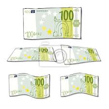 Neue banknoten gibt es ab frühjahr 2019. 100 Euro Schein Geld Verschiedene Perspektiven Mit Der Hand Fototapete Fototapeten Andere 100 Wert Myloview De