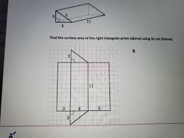 The net for this triangular prism is as follows: Answered Find The Surface Area Of The Right Bartleby
