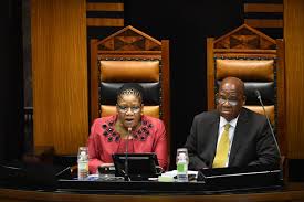 She is currently serving as speaker of the national assembl. National Speaker Thandi Modise Suspends Sona After Eff Disruptions Inside Politic