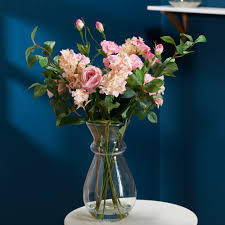 Shop fake flowers and personalize your home with pottery barn® today. Peony Faux Flowers On Twitter So Elegant And Just Stunning Gorgeous Lisianthus With Beautiful Cone Hydrangeas Roses And Foliage Set In A Lovely Slim Glass Vase Coming Up On Qvc Uk On