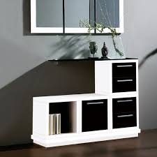 Obtenez tous les meubles pour votre maison sur rakuten ! Meuble D Entree Design Blanc Et Noir Avec Miroir Leonardo Meuble D Entree Miroir Hcommehome