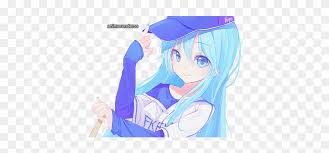 Large png 2400px small png 300px. Blue Hair Anime Profile Pictures Gif Free Transparent Png Clipart Images Download
