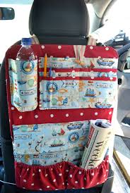 Car Organiser Sewing Pattern Projets De Couture Voiture Enfant Organisateur Voiture
