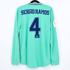 Real madrid third 2020/21 jersey football shirt kit with 4 sergio ramos and patches. Real Madrid Third Shirt Supercopa 2020 Jeddah 4 Sergio Ramos Climachill Kitroom Football