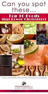 Top 10 Foods To Lower Cholesterol Cholesterol Foods Cholesterol Lowering Foods Low Cholesterol Diet